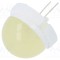 LED galben 20mm 650-3000mcd 120&deg; convex POLAM-ELTA