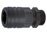 Conectori Finali Drepți cu Filet Metric Exterior din Poliamidă