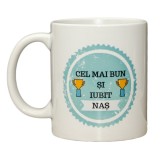 Cana alba personalizata pentru nas, INOVATIX&reg;. 330ml