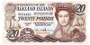 Insulele Falkland 20 Pounds 2011, P-19, UNC Bancnota