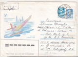 bnk ip URSS 1987 - sporturi nautice - circulat spre Romania