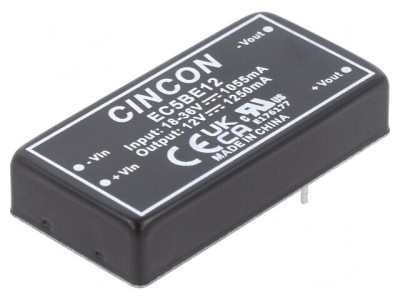 Convertor DC/DC 15W 18-36V la 12V 1250mA foto