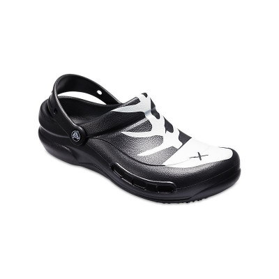 Saboti Crocs Bistro Graphic Clog Negru - Black/White foto