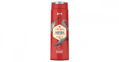 Old Spice Deep Sea 3in1 f&amp;eacute;rfi Tusf&amp;uuml;rdő &amp;eacute;s Sampon 400ml foto