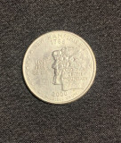 Moneda jubiliară quarter dollar 2000 New Hampshire, America de Nord