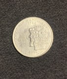 Moneda jubiliară quarter dollar 2000 New Hampshire