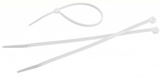 Colier din nailon pentru cabluri 3,6x370 mm alb, 100 buc, To foto