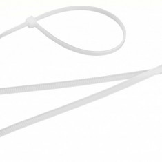 Colier din nailon pentru cabluri 3,6x370 mm alb, 100 buc, To
