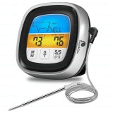 Termometru Digital Cuptor Carne, Sonda Inox, Timer, Alarma Touchscreen, -50&deg;C la 300&deg;C, Magneti Prindere