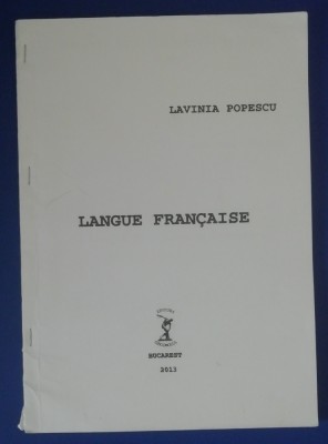 myh 32f - Lavinia Popescu - Langue francaise - ed 2013 foto