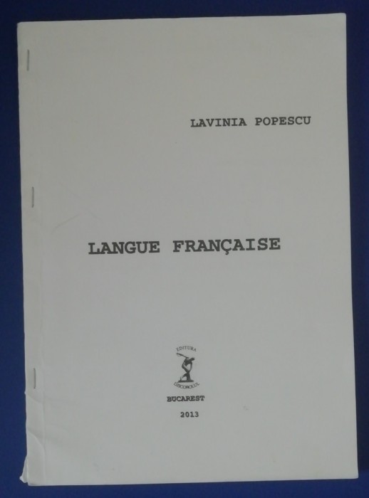 myh 32f - Lavinia Popescu - Langue francaise - ed 2013