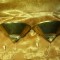 Aplice electrice alama, cristal, Mid Century Modern Honsel Germany