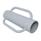 VidaXL Suport pentru st&acirc;lp de gard cu m&acirc;nere, oțel