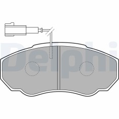 DELPHI LP1750 set placute frana,frana disc foto