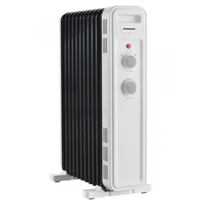Calorifer electric cu ulei Heinner, 11 elementi, 2500 W, 3 setari de temperatura, Termostat ajustabil