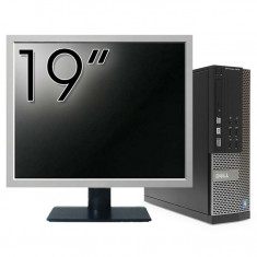 Calculator DELL OptiPlex 7010 SFF, Intel Core i5-3470 3.20GHz, 4GB DDR3, 250GB SATA, DVD-RW + Monitor 19 Inch foto