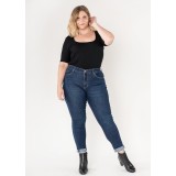 Blugi dama basic marimi mari Nina Carter albastri P608-9 M10