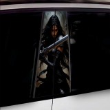 Set 2 stickere decorative pentru stalpii usilor, print autoadeziv de inalta rezolutie, dimensine 2 buc x 50 x 22 cm , cod: AVX-SSU-15