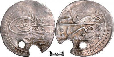 1731 (1143AH), AR Para - Mahmud I - Misr - Imperiul Otoman foto