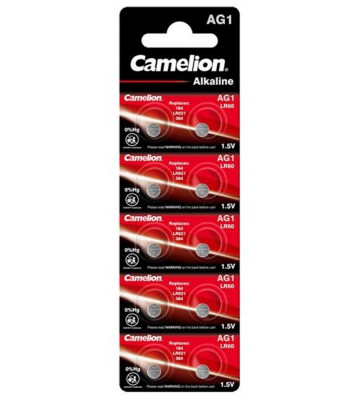 Camelion AG1 LR60 SR60 /364 1.5V baterie pentru ceas-Conținutul pachetului 1x Blister foto