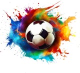 Cumpara ieftin Sticker Auto, Mingie Fotbal, 27 cm, 12230ST-2, Oem