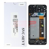 LCD+Touchscreen cu Rama Samsung Galaxy A13 4G / A135 BLACK Original Service Pack