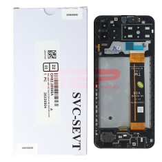 LCD+Touchscreen cu Rama Samsung Galaxy A13 4G / A135 BLACK Original Service Pack - Cod Flex M236
