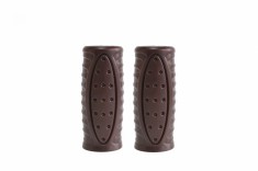 Set 2 mansoane biciclete KRIS Shogun, 90mm, PVC, culoare maro Cod:A756