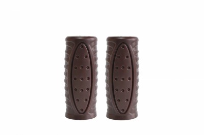 Set 2 mansoane biciclete KRIS Shogun, 90mm, PVC, culoare maro Cod:A756 foto