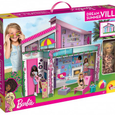 Set de joaca cu papusa, Lisciani, Casa de vara a lui Barbie