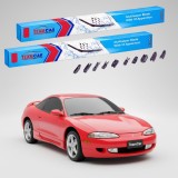 Cumpara ieftin Ștergătoare Mitsubishi Eclipse II (D31A, D32A) 1995-1999 | Set Față Flat Premium &ndash; TeamCar&reg;