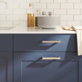 VidaXL M&acirc;nere de dulap, 20 buc., argintiu, 128 mm, oțel inoxidabil