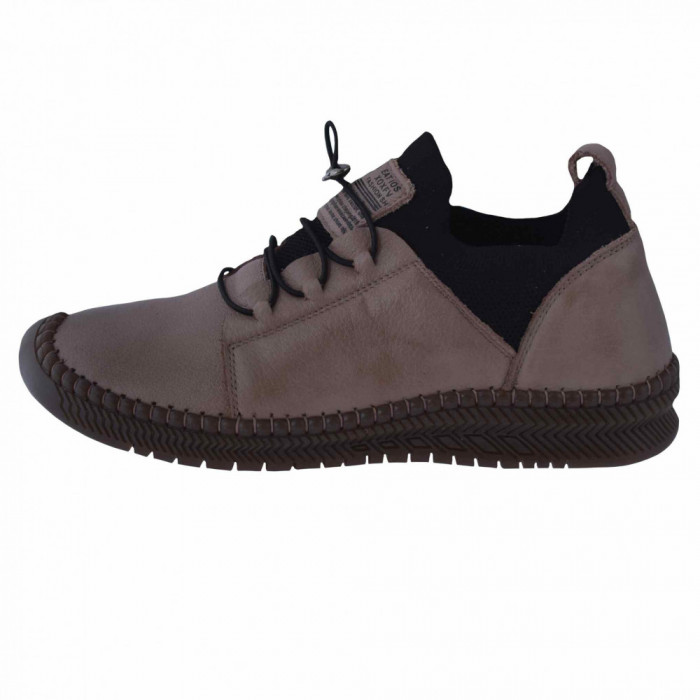 Pantofi damă, din piele naturală, marca Formazione, 2051-B-A2-145, capuccino
