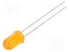 Dioda LED, 5mm, galbena, 400...800mcd, 20mA, 1,7...2,4V, EVERLIGHT - 1383UYD/S530-A3