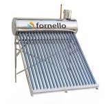 Panou Solar Nepresurizat Fornello 165L, 20 Tuburi Vidate, Inox