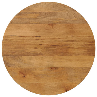vidaXL Blat de masă rotund, &amp;Oslash; 80x3,8 cm, lemn masiv de mango brut 370079 foto