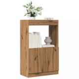 VidaXL Dulap &icirc;nalt, stejar artizanal, 63x33x100 cm, lemn prelucrat