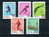 Indonesia 1972 - Jocurile Olimpice, sport, serie neuzata