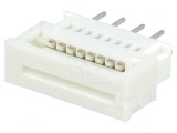 Conector FFC/FPC Drept 8 PIN ZIF THT 200V 1A Cositorit, MOLEX