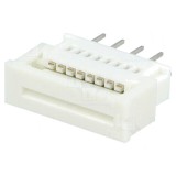 Conector FFC/FPC Drept 8 PIN ZIF THT 200V 1A Cositorit