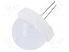 Dioda LED, 20mm, alb cald, 750...3000mcd, 5...20mA, 2,6...2,9V, POLAM-ELTA - CQL-4100