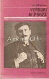 Cumpara ieftin Versuri Si Proza - Ion Minulescu