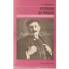 Versuri Si Proza - Ion Minulescu