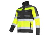 Jachetă de lucru LAHTI PRO XL negru/galben 270g/m&sup2; cod L4041104