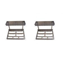 Set 2 rafturi organizatoare pentru baie, bucatarie Asobeage, plastic