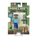 MINECRAFT CRAFT A BLOCK FIGURINA STEVE 8CM SuperHeroes ToysZone, Mattel
