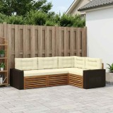 vidaXL Set de canapele de exterior 4 pcs 3383303