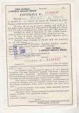 bnk div Romania - Adeverinta BNR de export valutar - anii `60