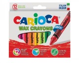 Cumpara ieftin Creioane cerate groase lavabile Carioca Wax Crayons Maxi-set 12 bucati