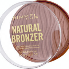 Rimmel London Pudră Natural Bronzer 001 Sunlight, 14 g